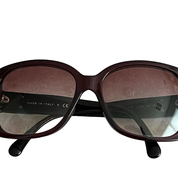 CHANEL: Burgundy, CC Logo Sunglasses #283 main image 7